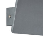 GloboStar® CUADRADO 60570 Φωτιστικό Τοίχου - Απλίκα Αρχιτεκτονικού Φωτισμού Εσωτερικού/Εξωτερικού Χώρου Up or Down LED 10W 1000lm 60° AC220-240V Αδιάβροχο IP65 - Σώμα Αλουμινίου & Tempered Glass - Μ14 x Π14 x Υ4.5cm - Θερμό Λευκό 2700K - Γκρι Ανθρακί - Bridgelux Chip - 5 Years Warranty - Image 6