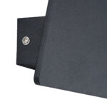 GloboStar® CUADRADO 60571 Φωτιστικό Τοίχου - Απλίκα Αρχιτεκτονικού Φωτισμού Εσωτερικού/Εξωτερικού Χώρου Up or Down LED 10W 1000lm 60° AC220-240V Αδιάβροχο IP65 - Σώμα Αλουμινίου & Tempered Glass - Μ14 x Π14 x Υ4.5cm - Θερμό Λευκό 2700K - Μαύρο - Bridgelux Chip - 5 Years Warranty - Image 6
