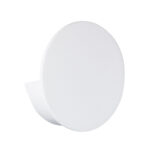 GloboStar® REDONDO 60572 Φωτιστικό Τοίχου - Απλίκα Αρχιτεκτονικού Φωτισμού Εσωτερικού/Εξωτερικού Χώρου Up or Down LED 10W 1000lm 60° AC220-240V Αδιάβροχο IP65 - Σώμα Αλουμινίου & Tempered Glass - Μ14 x Π14 x Υ5cm - Θερμό Λευκό 2700K - Λευκό - Bridgelux Chip - 5 Years Warranty - Image 2