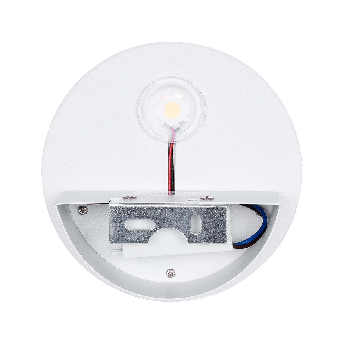 GloboStar® REDONDO 60572 Φωτιστικό Τοίχου - Απλίκα Αρχιτεκτονικού Φωτισμού Εσωτερικού/Εξωτερικού Χώρου Up or Down LED 10W 1000lm 60° AC220-240V Αδιάβροχο IP65 - Σώμα Αλουμινίου & Tempered Glass - Μ14 x Π14 x Υ5cm - Θερμό Λευκό 2700K - Λευκό - Bridgelux Chip - 5 Years Warranty - Image 4