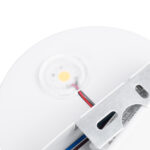 GloboStar® REDONDO 60572 Φωτιστικό Τοίχου - Απλίκα Αρχιτεκτονικού Φωτισμού Εσωτερικού/Εξωτερικού Χώρου Up or Down LED 10W 1000lm 60° AC220-240V Αδιάβροχο IP65 - Σώμα Αλουμινίου & Tempered Glass - Μ14 x Π14 x Υ5cm - Θερμό Λευκό 2700K - Λευκό - Bridgelux Chip - 5 Years Warranty - Image 7