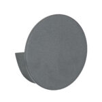 GloboStar® REDONDO 60573 Φωτιστικό Τοίχου - Απλίκα Αρχιτεκτονικού Φωτισμού Εσωτερικού/Εξωτερικού Χώρου Up or Down LED 10W 1000lm 60° AC220-240V Αδιάβροχο IP65 - Σώμα Αλουμινίου & Tempered Glass - Μ14 x Π14 x Υ4.5cm - Θερμό Λευκό 2700K - Γκρι Ανθρακί - Bridgelux Chip - 5 Years Warranty - Image 2