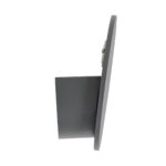 GloboStar® REDONDO 60573 Φωτιστικό Τοίχου - Απλίκα Αρχιτεκτονικού Φωτισμού Εσωτερικού/Εξωτερικού Χώρου Up or Down LED 10W 1000lm 60° AC220-240V Αδιάβροχο IP65 - Σώμα Αλουμινίου & Tempered Glass - Μ14 x Π14 x Υ4.5cm - Θερμό Λευκό 2700K - Γκρι Ανθρακί - Bridgelux Chip - 5 Years Warranty - Image 5