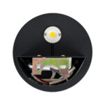 GloboStar® REDONDO 60574 Φωτιστικό Τοίχου - Απλίκα Αρχιτεκτονικού Φωτισμού Εσωτερικού/Εξωτερικού Χώρου Up or Down LED 10W 1000lm 60° AC220-240V Αδιάβροχο IP65 - Σώμα Αλουμινίου & Tempered Glass - Μ14 x Π14 x Υ4.5cm - Θερμό Λευκό 2700K - Μαύρο - Bridgelux Chip - 5 Years Warranty - Image 4