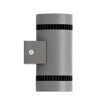 GloboStar® CANNONAL 60576 Φωτιστικό Τοίχου - Απλίκα Αρχιτεκτονικού Φωτισμού Εσωτερικού Χώρου Up & Down LED 10W 1150lm 30° AC 220-240V IP20 Μ5 x Π6.5 x Υ11cm - Θερμό Λευκό 2700K - Γκρι Ανθρακί με Μαύρο - Bridgelux Chip - 3 Χρόνια Εγγύηση - Image 5