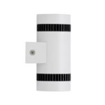GloboStar® CANNONAL 60578 Φωτιστικό Τοίχου - Απλίκα Αρχιτεκτονικού Φωτισμού Εσωτερικού Χώρου Up & Down LED 20W 2300lm 30° AC 220-240V IP20 Μ12 x Π6.5 x Υ11cm - Θερμό Λευκό 2700K - Λευκό με Μαύρο - Bridgelux Chip - 3 Χρόνια Εγγύηση - Image 5