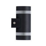 GloboStar® CANNONAL 60580 Φωτιστικό Τοίχου - Απλίκα Αρχιτεκτονικού Φωτισμού Εσωτερικού Χώρου Up & Down LED 20W 2300lm 30° AC 220-240V IP20 Μ12 x Π6.5 x Υ11cm - Θερμό Λευκό 2700K - Μαύρο με Λευκό - Bridgelux Chip - 3 Χρόνια Εγγύηση - Image 5