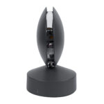 GloboStar® ZERODA 60597 Φωτιστικό Τοίχου - Απλίκα Αρχιτεκτονικού Φωτισμού Εσωτερικού/Εξωτερικού Χώρου LED 9W 1035lm 1° x 360° AC 220-240V Αδιάβροχο IP65 Μ11 x Π10 x Υ16cm - Θερμό Λευκό 2700K - Γκρι Ανθρακί - Bridgelux Chip - 3 Years Warranty - Image 2