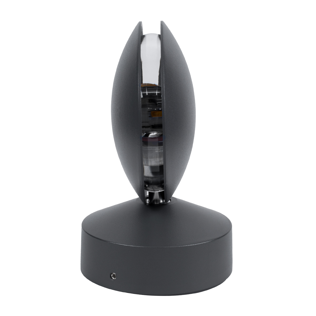 GloboStar® ZERODA 60597 Φωτιστικό Τοίχου - Απλίκα Αρχιτεκτονικού Φωτισμού Εσωτερικού/Εξωτερικού Χώρου LED 9W 1035lm 1° x 360° AC 220-240V Αδιάβροχο IP65 Μ11 x Π10 x Υ16cm - Θερμό Λευκό 2700K - Γκρι Ανθρακί - Bridgelux Chip - 3 Years Warranty - Image 2