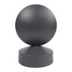 GloboStar® ZERODA 60597 Φωτιστικό Τοίχου - Απλίκα Αρχιτεκτονικού Φωτισμού Εσωτερικού/Εξωτερικού Χώρου LED 9W 1035lm 1° x 360° AC 220-240V Αδιάβροχο IP65 Μ11 x Π10 x Υ16cm - Θερμό Λευκό 2700K - Γκρι Ανθρακί - Bridgelux Chip - 3 Years Warranty - Image 3