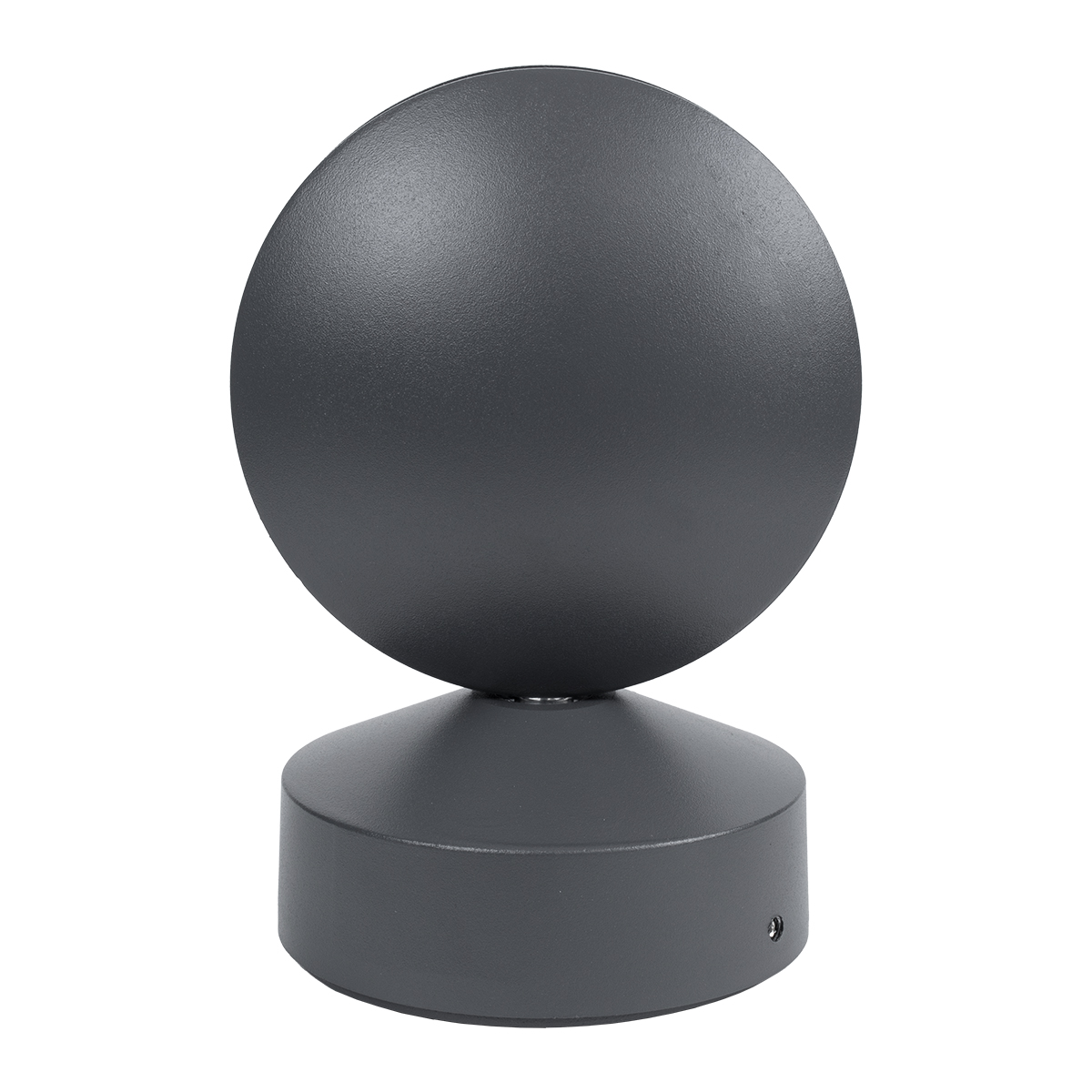 GloboStar® ZERODA 60597 Φωτιστικό Τοίχου - Απλίκα Αρχιτεκτονικού Φωτισμού Εσωτερικού/Εξωτερικού Χώρου LED 9W 1035lm 1° x 360° AC 220-240V Αδιάβροχο IP65 Μ11 x Π10 x Υ16cm - Θερμό Λευκό 2700K - Γκρι Ανθρακί - Bridgelux Chip - 3 Years Warranty - Image 3