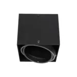 GloboStar® MAGMA 60626 Μοντέρνο Φωτιστικό Οροφής Σποτ Μονόφωτο 1 x GU10 IP20 Μαύρο Αλουμίνιο - Μ15 x Π15 x Υ13cm - Image 2