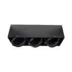 GloboStar® MAGMA 60628 Μοντέρνο Φωτιστικό Οροφής Σποτ Τρίφωτο 3 x GU10 IP20 Μαύρο Αλουμίνιο - Μ45 x Π15 x Υ13cm - Image 2