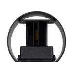 GloboStar® AXIS-R 60637 Φωτιστικό Τοίχου - Απλίκα Αρχιτεκτονικού Φωτισμού Εσωτερικού/Εξωτερικού Χώρου Up & Down LED 10W 1150lm 10 έως 60° AC 220-240V Αδιάβροχο IP65 Μ10 x Π10 x Υ10cm - Θερμό Λευκό 2700K - Μαύρο - Bridgelux Chip - 3 Years Warranty - Image 6