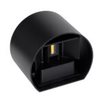 GloboStar® AXIS-R 60640 Φωτιστικό Τοίχου - Απλίκα Αρχιτεκτονικού Φωτισμού Εσωτερικού/Εξωτερικού Χώρου Up & Down LED 10W 1200lm 10 έως 60° AC 220-240V Αδιάβροχο IP65 Μ10 x Π10 x Υ10cm - Φυσικό Λευκό 4500K - Μαύρο - Bridgelux Chip - 3 Years Warranty - Image 8