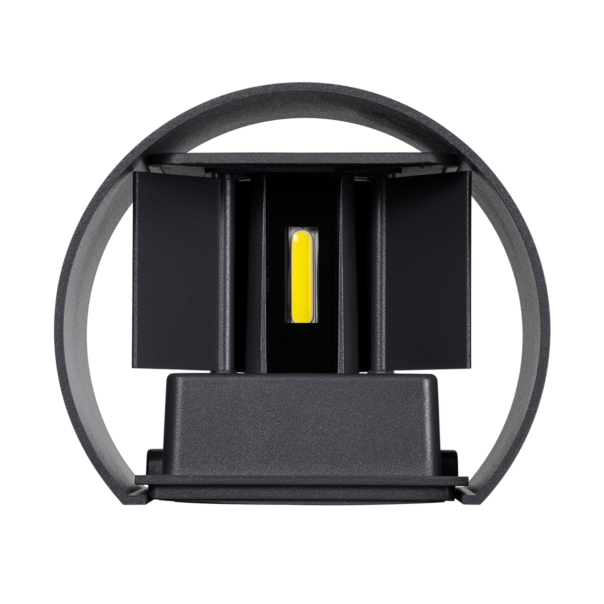 GloboStar® AXIS-R 60642 Φωτιστικό Τοίχου - Απλίκα Αρχιτεκτονικού Φωτισμού Εσωτερικού/Εξωτερικού Χώρου Up & Down LED 10W 1250lm 10 έως 60° AC 220-240V Αδιάβροχο IP65 Μ10 x Π10 x Υ10cm - Ψυχρό Λευκό 6000K - Γκρι Ανθρακί- Bridgelux Chip - 3 Years Warranty - Image 7