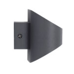 GloboStar® EDEN 60668 Φωτιστικό Τοίχου - Απλίκα Αρχιτεκτονικού Φωτισμού Εσωτερικού Χώρου Up & Down LED 10W 950lm 60° AC 220-240V IP20 Μ16 x Π10.5 x Υ9cm - Θερμό Λευκό 2700K - Γκρι Ανθρακί - Bridgelux Chip - 3 Years Warranty - Image 4
