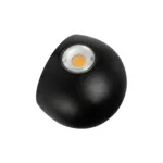 GLOBOSTAR® VEGA 60672 Μοντέρνο Φωτιστικό Τοίχου - Απλίκα LED 6W 750lm 30° AC 220-240V Αδιάβροχο IP65 Θερμό Λευκό 2700K - Bridgelux COB Chip & TÜV SÜD Driver - Μαύρο Ματ - Μ10 x Π7.5 x Υ10cm - 5 Χρόνια Εγγύηση - Image 5