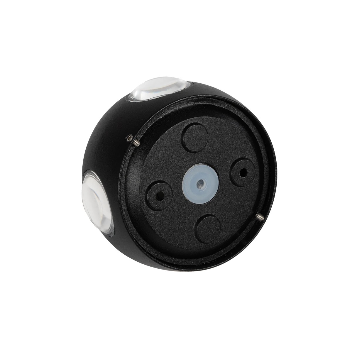 GLOBOSTAR® VEGA 60673 Μοντέρνο Φωτιστικό Τοίχου - Απλίκα LED 12W 1500lm 30° AC 220-240V Αδιάβροχο IP65 Θερμό Λευκό 2700K - Bridgelux COB Chip & TÜV SÜD Driver - Μαύρο Ματ - Μ10 x Π7.5 x Υ10cm - 5 Χρόνια Εγγύηση - Image 4