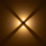 GLOBOSTAR® VEGA 60673 Μοντέρνο Φωτιστικό Τοίχου - Απλίκα LED 12W 1500lm 30° AC 220-240V Αδιάβροχο IP65 Θερμό Λευκό 2700K - Bridgelux COB Chip & TÜV SÜD Driver - Μαύρο Ματ - Μ10 x Π7.5 x Υ10cm - 5 Χρόνια Εγγύηση - Image 5