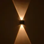 GLOBOSTAR® SIXOAD 60676 Μοντέρνο Φωτιστικό Τοίχου - Απλίκα LED 4W 500lm 30° AC 220-240V Αδιάβροχο IP65 Θερμό Λευκό 2700K - CREE XPE Chip & TÜV SÜD Driver - Μαύρο Ματ - Μ8.5 x Π3.5 x Υ8cm - 5 Χρόνια Εγγύηση - Image 8