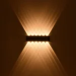 GLOBOSTAR® SIXOAD 60678 Μοντέρνο Φωτιστικό Τοίχου - Απλίκα LED 24W 3000lm 30° AC 220-240V Αδιάβροχο IP65 Θερμό Λευκό 2700K - CREE XPE Chip & TÜV SÜD Driver - Μαύρο Ματ - Μ32 x Π5.5 x Υ8cm - 5 Χρόνια Εγγύηση - Image 6