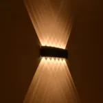 GLOBOSTAR® SIXOAD 60678 Μοντέρνο Φωτιστικό Τοίχου - Απλίκα LED 24W 3000lm 30° AC 220-240V Αδιάβροχο IP65 Θερμό Λευκό 2700K - CREE XPE Chip & TÜV SÜD Driver - Μαύρο Ματ - Μ32 x Π5.5 x Υ8cm - 5 Χρόνια Εγγύηση - Image 7