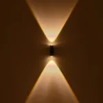 GLOBOSTAR® ARC 60679 Μοντέρνο Φωτιστικό Τοίχου - Απλίκα LED 4W 500lm 30° AC 220-240V Αδιάβροχο IP65 Θερμό Λευκό 2700K - CREE XPE Chip & TÜV SÜD Driver - Μαύρο Ματ - Μ3.5 x Π4.8 x Υ11.5cm - 5 Χρόνια Εγγύηση - Image 7