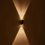 GLOBOSTAR® ARC 60679 Μοντέρνο Φωτιστικό Τοίχου - Απλίκα LED 4W 500lm 30° AC 220-240V Αδιάβροχο IP65 Θερμό Λευκό 2700K - CREE XPE Chip & TÜV SÜD Driver - Μαύρο Ματ - Μ3.5 x Π4.8 x Υ11.5cm - 5 Χρόνια Εγγύηση - Image 8