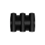 GLOBOSTAR® ARC 60680 Μοντέρνο Φωτιστικό Τοίχου - Απλίκα LED 12W 1500lm 30° AC 220-240V Αδιάβροχο IP65 Θερμό Λευκό 2700K - CREE XPE Chip & TÜV SÜD Driver - Μαύρο Ματ - Μ14 x Π4.8 x Υ11.5cm - 5 Χρόνια Εγγύηση - Image 2