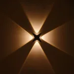 GLOBOSTAR® SPARK 60683 Μοντέρνο Φωτιστικό Τοίχου - Απλίκα LED 8W 1000lm 30° AC 220-240V Αδιάβροχο IP65 Θερμό Λευκό 2700K - CREE XPE Chip & TÜV SÜD Driver - Μαύρο Ματ - Μ14.5 x Π5 x Υ14.5cm - 5 Χρόνια Εγγύηση - Image 7