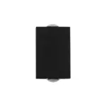 GLOBOSTAR® HIKARI 60685 Μοντέρνο Φωτιστικό Τοίχου - Απλίκα LED 4W 500lm 30° AC 220-240V Αδιάβροχο IP65 Θερμό Λευκό 2700K - CREE XPE Chip & TÜV SÜD Driver - Μαύρο Ματ - Μ6 x Π4 x Υ10.5cm - 5 Χρόνια Εγγύηση - Image 2