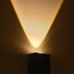 GLOBOSTAR® HIKARI 60685 Μοντέρνο Φωτιστικό Τοίχου - Απλίκα LED 4W 500lm 30° AC 220-240V Αδιάβροχο IP65 Θερμό Λευκό 2700K - CREE XPE Chip & TÜV SÜD Driver - Μαύρο Ματ - Μ6 x Π4 x Υ10.5cm - 5 Χρόνια Εγγύηση - Image 9