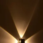 GLOBOSTAR® HIKARI 60686 Μοντέρνο Φωτιστικό Τοίχου - Απλίκα LED 8W 1000lm 30° AC 220-240V Αδιάβροχο IP65 Θερμό Λευκό 2700K - CREE XPE Chip & TÜV SÜD Driver - Μαύρο Ματ - Μ9 x Π4 x Υ9cm - 5 Χρόνια Εγγύηση - Image 9