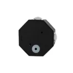 GLOBOSTAR® HIKARI 60687 Μοντέρνο Φωτιστικό Τοίχου - Απλίκα LED 8W 1000lm 30° AC 220-240V Αδιάβροχο IP65 Θερμό Λευκό 2700K - CREE XPE Chip & TÜV SÜD Driver - Μαύρο Ματ - Μ10 x Π4 x Υ10cm - 5 Χρόνια Εγγύηση - Image 4