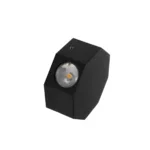 GLOBOSTAR® HIKARI 60687 Μοντέρνο Φωτιστικό Τοίχου - Απλίκα LED 8W 1000lm 30° AC 220-240V Αδιάβροχο IP65 Θερμό Λευκό 2700K - CREE XPE Chip & TÜV SÜD Driver - Μαύρο Ματ - Μ10 x Π4 x Υ10cm - 5 Χρόνια Εγγύηση - Image 5