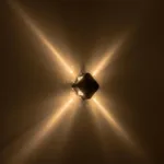 GLOBOSTAR® LUZ 60688 Μοντέρνο Φωτιστικό Τοίχου - Απλίκα LED 8W 1000lm 10° AC 220-240V Αδιάβροχο IP65 Θερμό Λευκό 2700K - CREE XPE Chip & TÜV SÜD Driver - Μαύρο Ματ - Μ13.5 x Π4.5 x Υ13.5cm - 5 Χρόνια Εγγύηση - Image 8