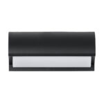 GLOBOSTAR® HORIZON 60693 Φωτιστικό Τοίχου - Απλίκα Εσωτερικού/Εξωτερικού Χώρου LED 15W 1575lm 120° AC175-265V Αδιάβροχο IP65 - Πλαστικό Σώμα - Φυσικό λευκό 4500K - Μ23.5 x Π11 x Υ10cm - Μαύρο - Bridgelux Chip - 3 Χρόνια Εγγύηση - Image 2