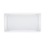 GLOBOSTAR® CELESTIAL 60694  Φωτιστικό Τοίχου - Απλίκα Εσωτερικού/Εξωτερικού Χώρου LED 15W 1575lm 120° AC175-265V Αδιάβροχο IP65 - Πλαστικό Σώμα - Φυσικό λευκό 4500K - Μ26 x Π9 x Υ13.5cm - Λευκό - Bridgelux Chip - 3 Χρόνια Εγγύηση - Image 2