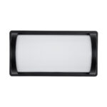 GLOBOSTAR® CELESTIAL 60696 Φωτιστικό Τοίχου - Απλίκα Εσωτερικού/Εξωτερικού Χώρου LED 15W 1575lm 120° AC175-265V Αδιάβροχο IP65 - Πλαστικό Σώμα - Φυσικό λευκό 4500K - Μ26 x Π9 x Υ13.5cm - Μαύρο - Bridgelux Chip - 3 Χρόνια Εγγύηση - Image 2