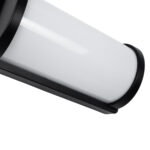 GLOBOSTAR® CELESTIAL 60696 Φωτιστικό Τοίχου - Απλίκα Εσωτερικού/Εξωτερικού Χώρου LED 15W 1575lm 120° AC175-265V Αδιάβροχο IP65 - Πλαστικό Σώμα - Φυσικό λευκό 4500K - Μ26 x Π9 x Υ13.5cm - Μαύρο - Bridgelux Chip - 3 Χρόνια Εγγύηση - Image 4