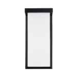 GLOBOSTAR® LOFT 60758 Φωτιστικό Τοίχου - Απλίκα Εσωτερικού/Εξωτερικού Χώρου LED 18W 1890lm 120° AC175-265V Αδιάβροχο IP65 - Πλαστικό Σώμα - Φυσικό λευκό 4500K - Μ24.5 x Π11 x Υ9.5cm - Μαύρο - Bridgelux Chip - 3 Χρόνια Εγγύηση - Image 2
