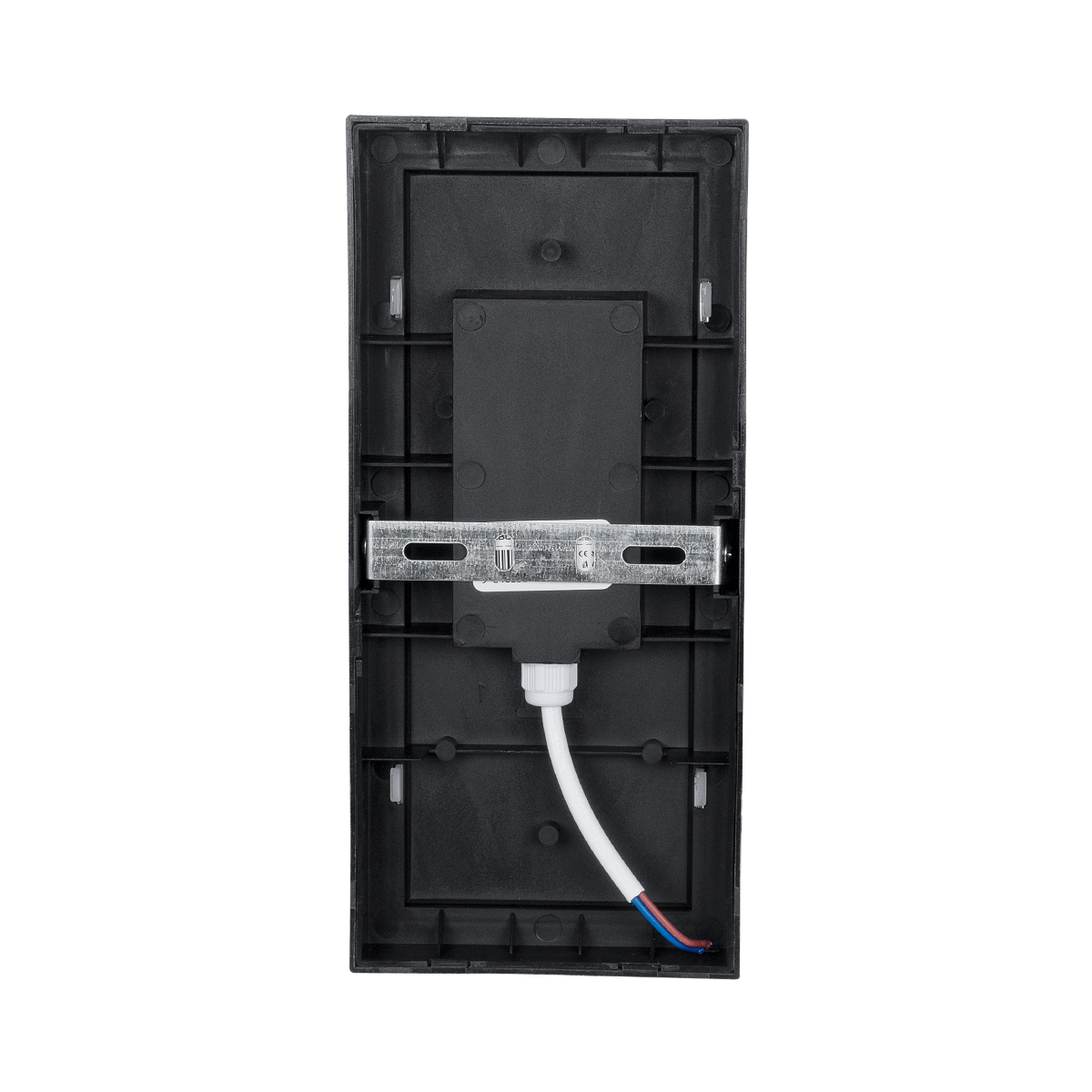 GLOBOSTAR® LOFT 60759 Φωτιστικό Τοίχου - Απλίκα Εσωτερικού/Εξωτερικού Χώρου LED 18W 1890lm 120° AC175-265V Αδιάβροχο IP65 - Πλαστικό Σώμα - Φυσικό λευκό 4500K - Μ24.5 x Π11 x Υ9.5cm - Γκρι - Bridgelux Chip - 3 Χρόνια Εγγύηση - Image 5