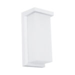 GLOBOSTAR® LOFT 60760 Φωτιστικό Τοίχου - Απλίκα Εσωτερικού/Εξωτερικού Χώρου LED 18W 1890lm 120° AC175-265V Αδιάβροχο IP65 - Πλαστικό Σώμα - Φυσικό λευκό 4500K - Μ24.5 x Π11 x Υ9.5cm - Λευκό - Bridgelux Chip - 3 Χρόνια Εγγύηση