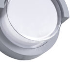 GLOBOSTAR® APEX 60765 Φωτιστικό Τοίχου - Απλίκα Εσωτερικού/Εξωτερικού Χώρου LED 10W 1050lm 120° AC175-265V Αδιάβροχο IP65 - Πλαστικό Σώμα - Φυσικό λευκό 4500K - Φ17 x Υ9cm - Γκρι - Bridgelux Chip - 3 Χρόνια Εγγύηση - Image 4