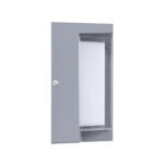 GLOBOSTAR® APEX 60771 Φωτιστικό Τοίχου - Απλίκα Εσωτερικού/Εξωτερικού Χώρου LED 10W 1050lm 120° AC175-265V Αδιάβροχο IP65 - Πλαστικό Σώμα - Φυσικό λευκό 4500K - Μ17 x Π17 x Υ9cm - Γκρι - Bridgelux Chip - 3 Χρόνια Εγγύηση - Image 4