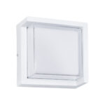 GLOBOSTAR® APEX 60772 Φωτιστικό Τοίχου - Απλίκα Εσωτερικού/Εξωτερικού Χώρου LED 10W 1050lm 120° AC175-265V Αδιάβροχο IP65 - Πλαστικό Σώμα - Φυσικό λευκό 4500K - Μ17 x Π17 x Υ9cm - Λευκό - Bridgelux Chip - 3 Χρόνια Εγγύηση - Image 2