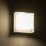 GLOBOSTAR® APEX 60772 Φωτιστικό Τοίχου - Απλίκα Εσωτερικού/Εξωτερικού Χώρου LED 10W 1050lm 120° AC175-265V Αδιάβροχο IP65 - Πλαστικό Σώμα - Φυσικό λευκό 4500K - Μ17 x Π17 x Υ9cm - Λευκό - Bridgelux Chip - 3 Χρόνια Εγγύηση - Image 7