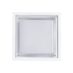 GLOBOSTAR® MAJESTIC 60775 Φωτιστικό Τοίχου - Απλίκα Εσωτερικού/Εξωτερικού Χώρου LED 10W 1050lm 120° AC175-265V Αδιάβροχο IP65 - Πλαστικό Σώμα - Φυσικό λευκό 4500K - Μ17 x Π17 x Υ9cm - Λευκό - Bridgelux Chip - 3 Χρόνια Εγγύηση - Image 2