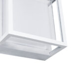 GLOBOSTAR® MAJESTIC 60775 Φωτιστικό Τοίχου - Απλίκα Εσωτερικού/Εξωτερικού Χώρου LED 10W 1050lm 120° AC175-265V Αδιάβροχο IP65 - Πλαστικό Σώμα - Φυσικό λευκό 4500K - Μ17 x Π17 x Υ9cm - Λευκό - Bridgelux Chip - 3 Χρόνια Εγγύηση - Image 4